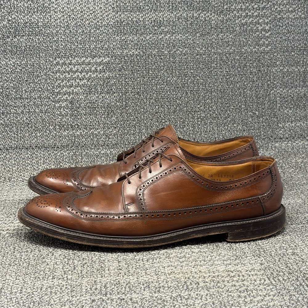 Vintage Florsheim Varsity 30679 Men's 15 2A Brown Longwing Wingtip USA